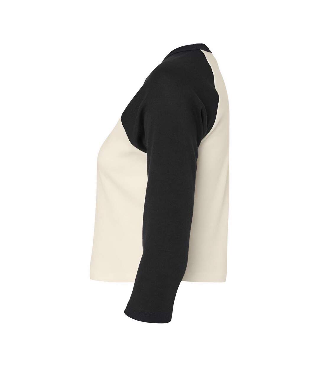 T-shirt Court Femme Beige Pâle Noir Bella + Canvas-3