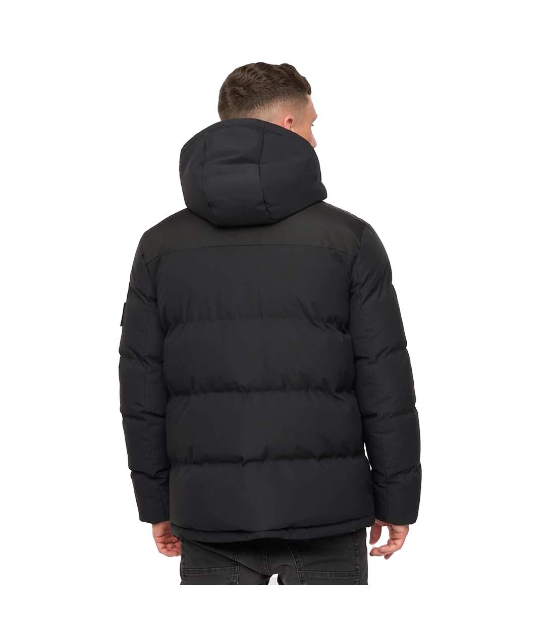 Veste Menray Homme Noir Crosshatch-3
