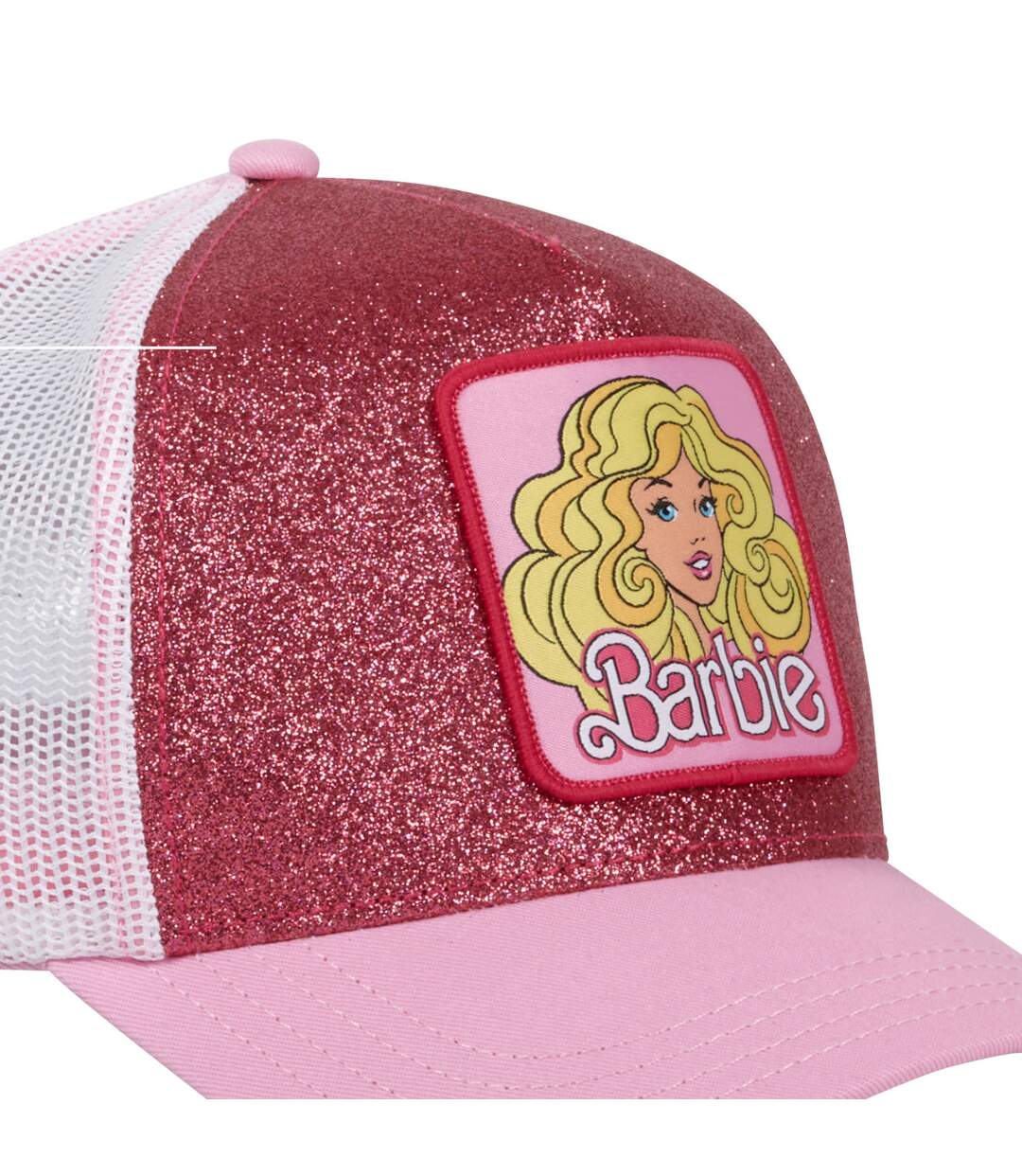 Casquette femme trucker fermeture snapback Barbie Capslab