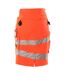 Womens/ladies Accelerate Safe High-vis Fitted Skirt Red Mascot-2