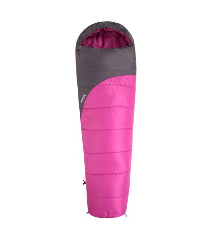 Mountain Warehouse Unisex Adult Summit 250 Right Zip Winter Mummy Sleeping Bag (Fuchsia) (One Size) - UTMW1846