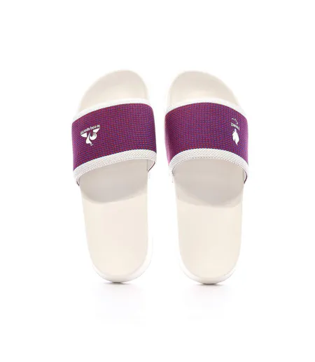 Claquettes blanches/bleu/rouge homme le coq sportif slide
