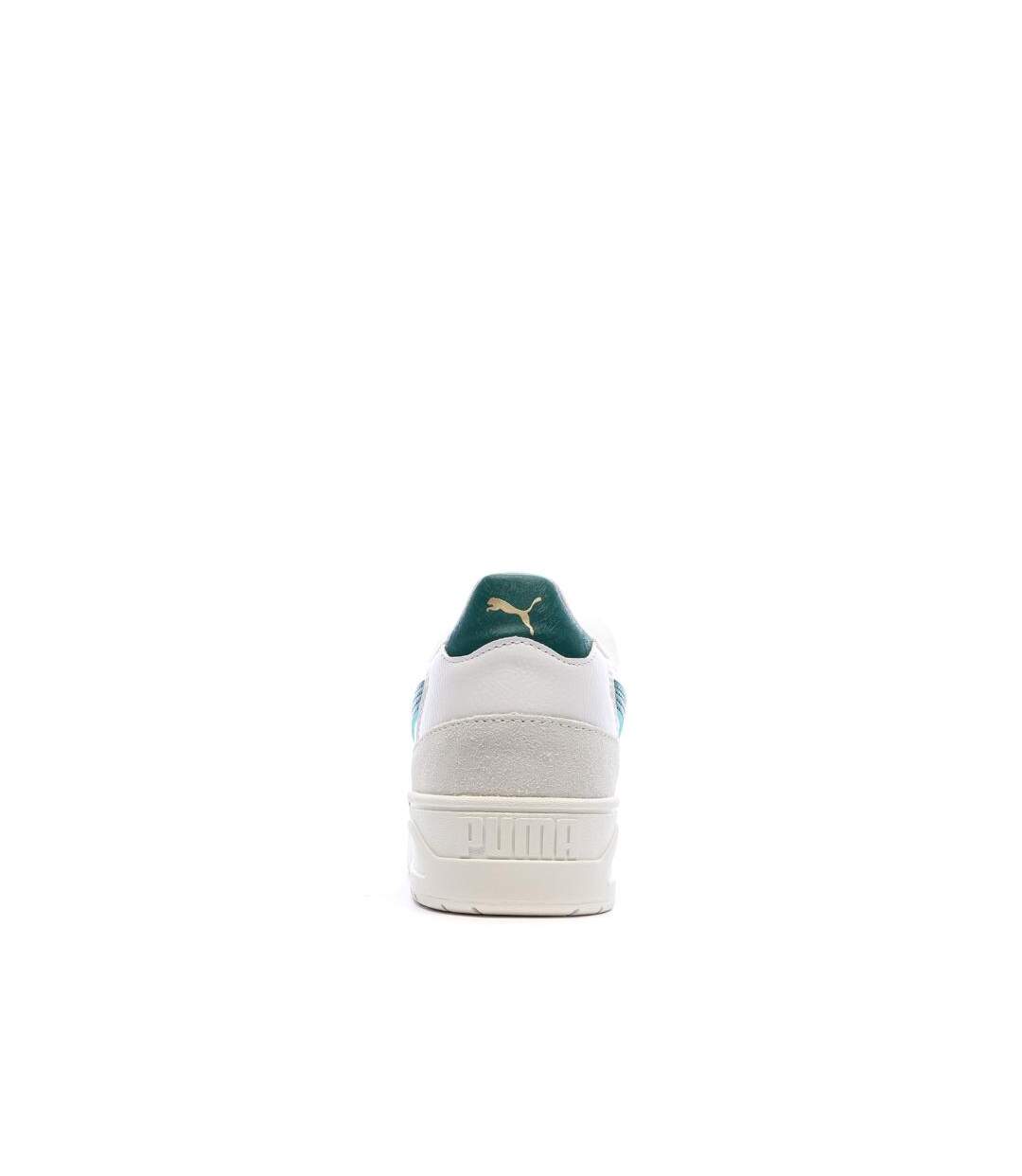 Baskets blanc/vertes homme puma shuffle-3