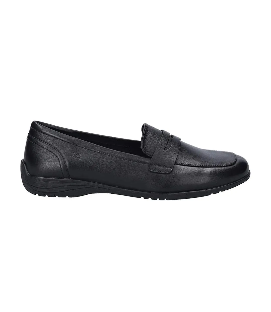 Womens/ladies Fenja 22 Leather Loafers Black Josef Seibel-3