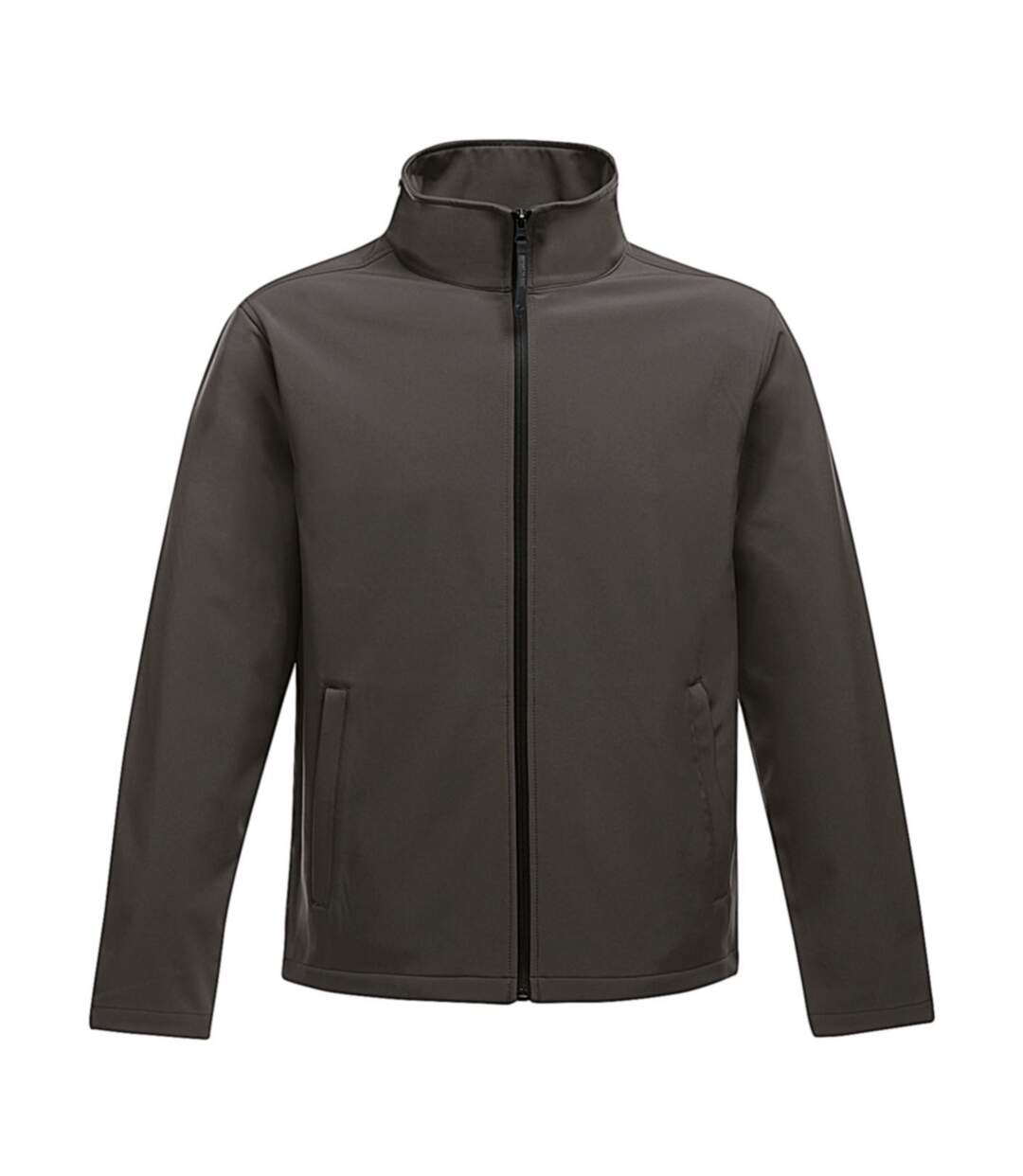 Veste softshell homme - TRA628 - gris seal et noir-2