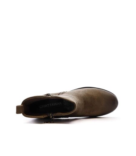 Bottines marrons femme chattawak 8-vamp