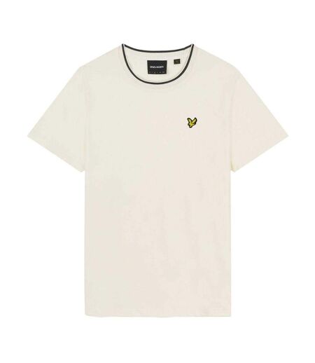T-shirt Homme Blanc Gris Lyle & Scott