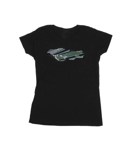 Disney T-shirt en coton Femme/Ladies Lightyear Graphic Title (Noir) - UTBI29123