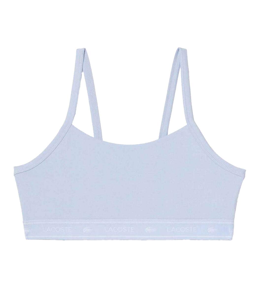Womens/ladies Logo Bralette Blue Lacoste-2
