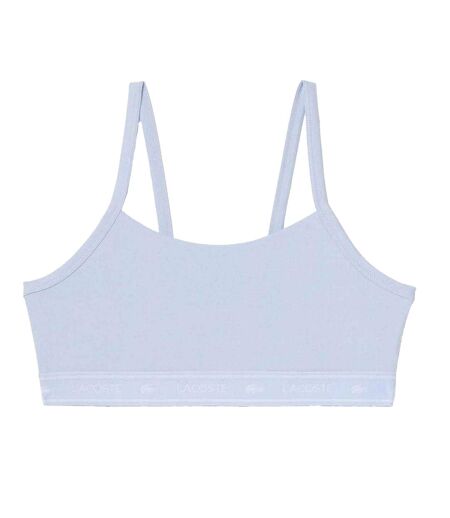 Womens/ladies Logo Bralette Blue Lacoste