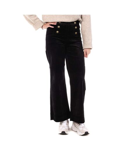 Pantalon en velours noir femme oraije victorine