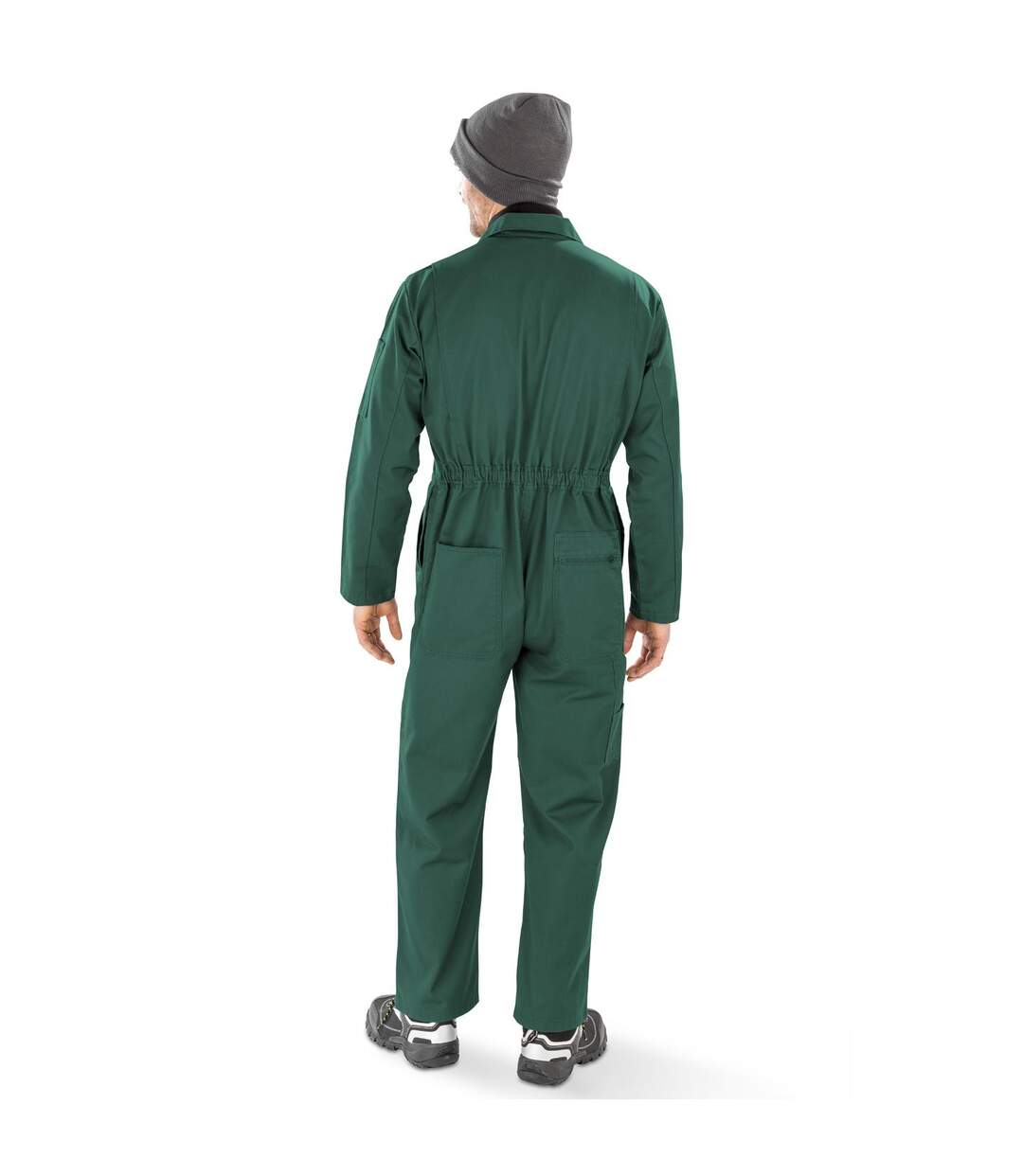 Unisex Adult Action Overalls Bottle Green Result Genuine Recycled-1