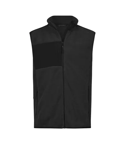 Mens Mountain Fleece Gilet Black Tee Jays