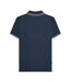 Polo Ss25 Homme Bleu Marine Lambretta-3