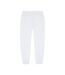 Mens Core 280 Cotton Blend Jogging Bottoms White Casual Classics-1