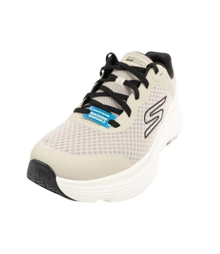 Baskets Endeavor Homme Blanc Beige Skechers