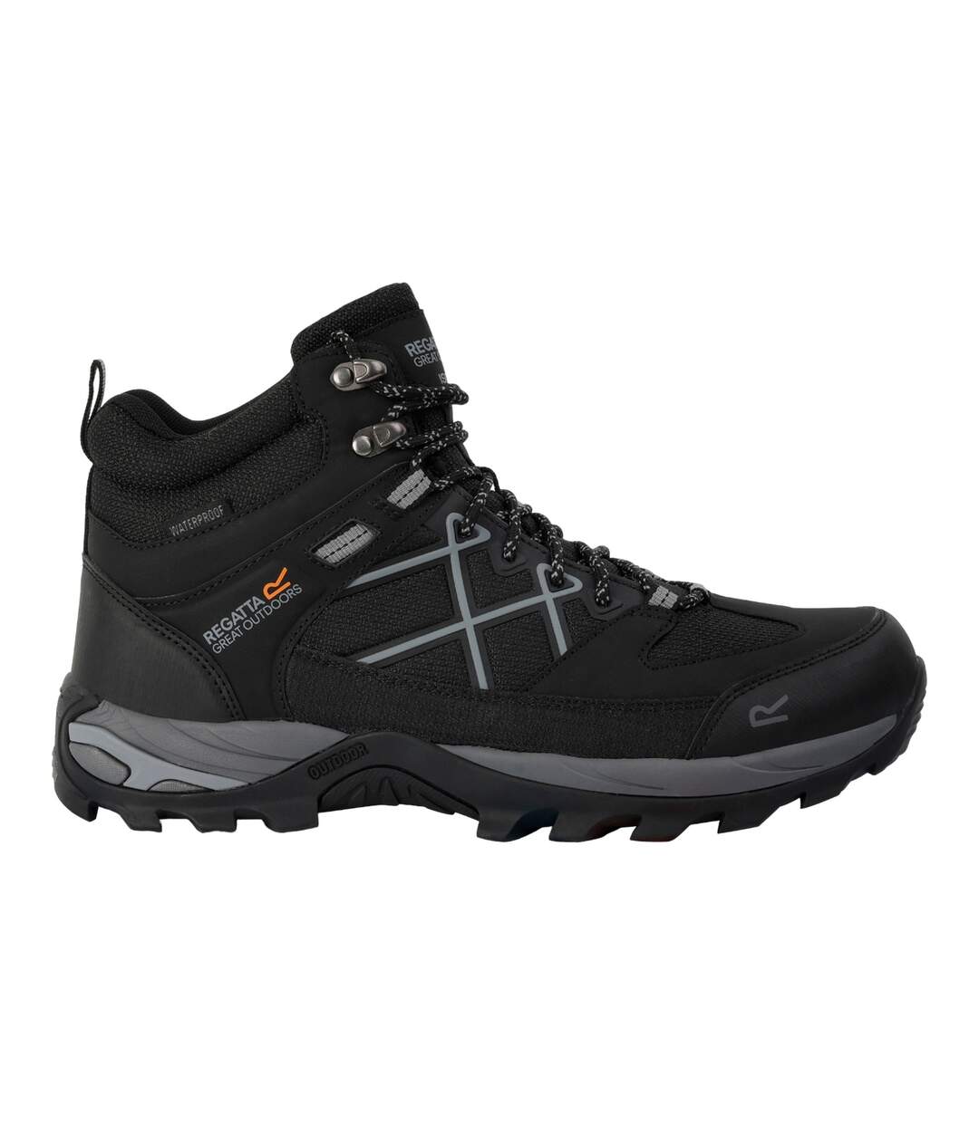 Mens Samaris Iii Walking Boots Black Graphite Black Regatta-3