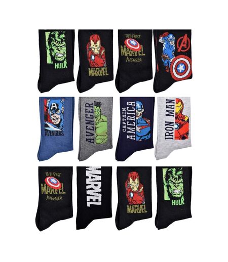 Chaussettes AVENGERS - Pack de 12