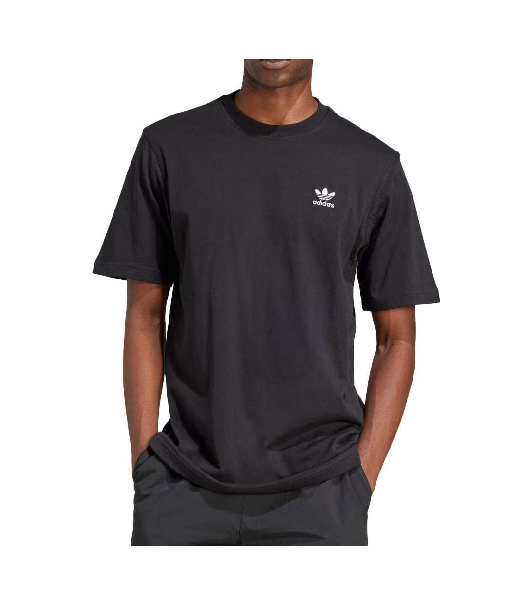 T-Shirt noir homme adidas trefoil 26-1