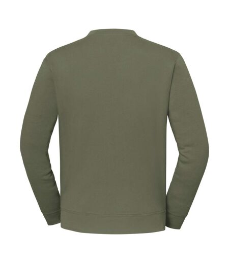 Mens Iconic Premium Set-in Sweatshirt Classic Olive Fruit Of The Loom