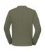 Mens Iconic Premium Set-in Sweatshirt Classic Olive Fruit Of The Loom-2