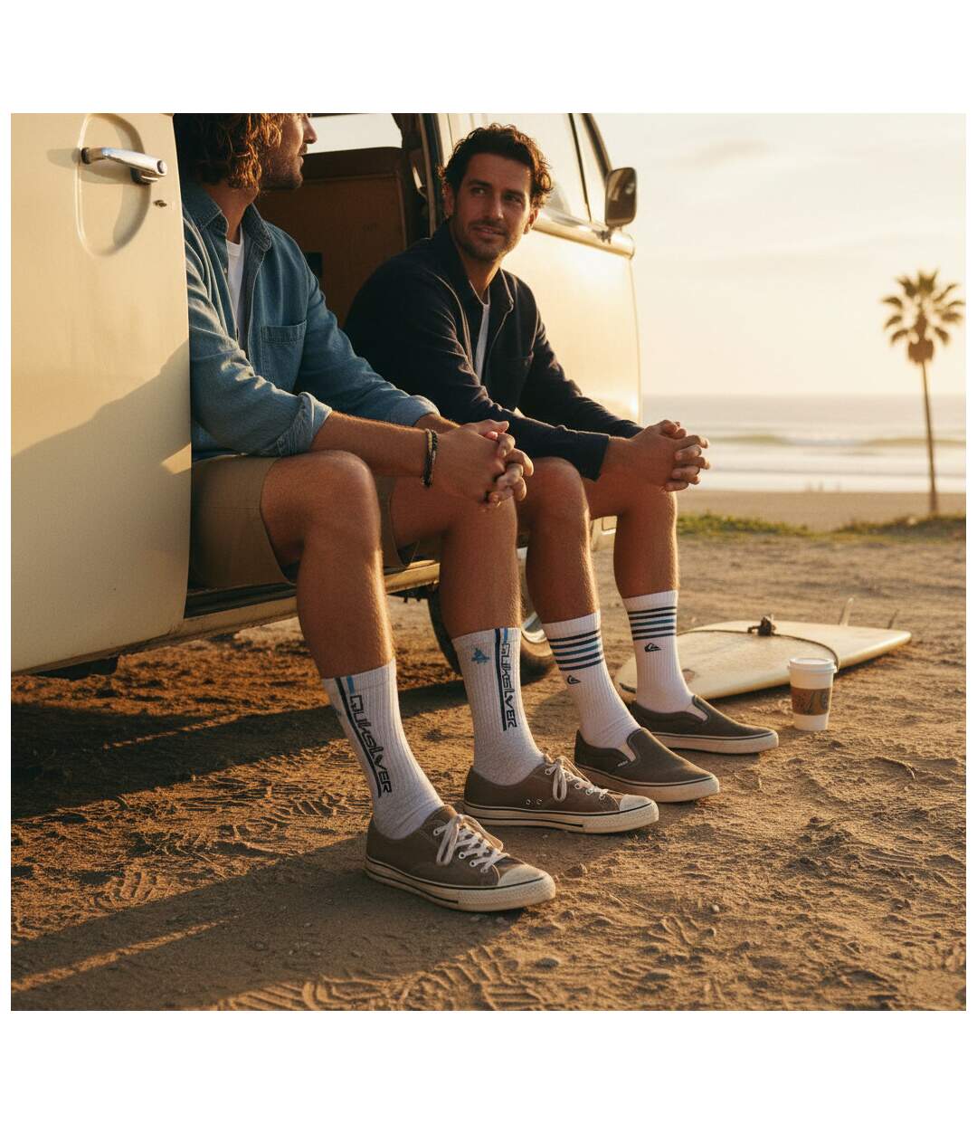 Quiksilver Pack de Chaussettes Homme Crew  Lot 6 Paires Regular Lifestyle-3