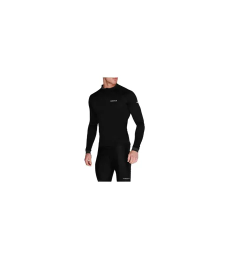 Mens Logo Long-sleeved Cycling Jersey Black Pinnacle