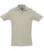 SOLS Mens Spring II Short Sleeve Heavyweight Polo Shirt (Khaki)