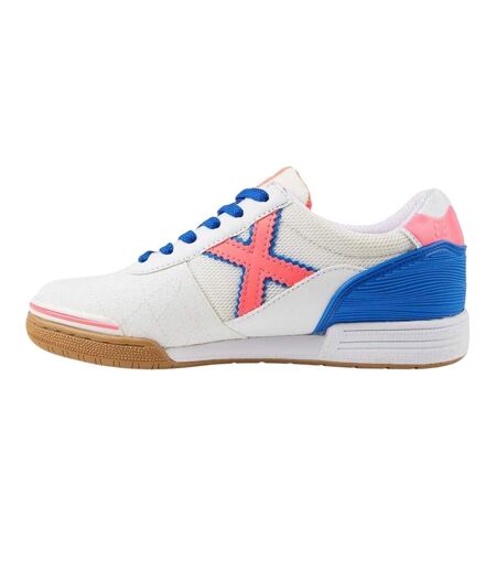 Baskets G3 Femme Blanc Rouge Cramoisi Bleu Munich