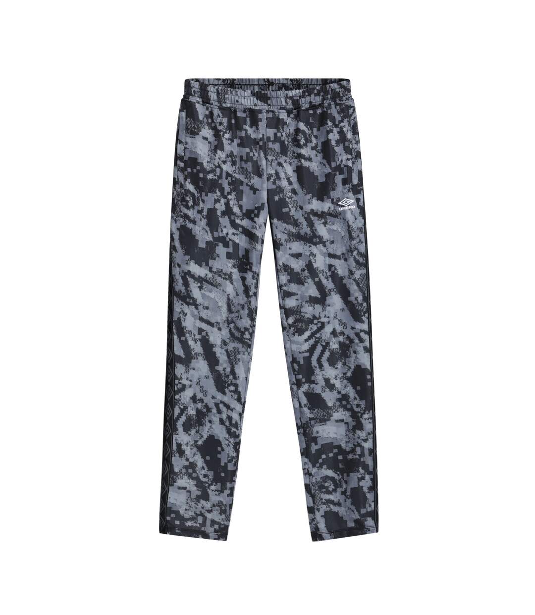 Mens Taped Tracksuit Bottoms Black Camo Umbro-1