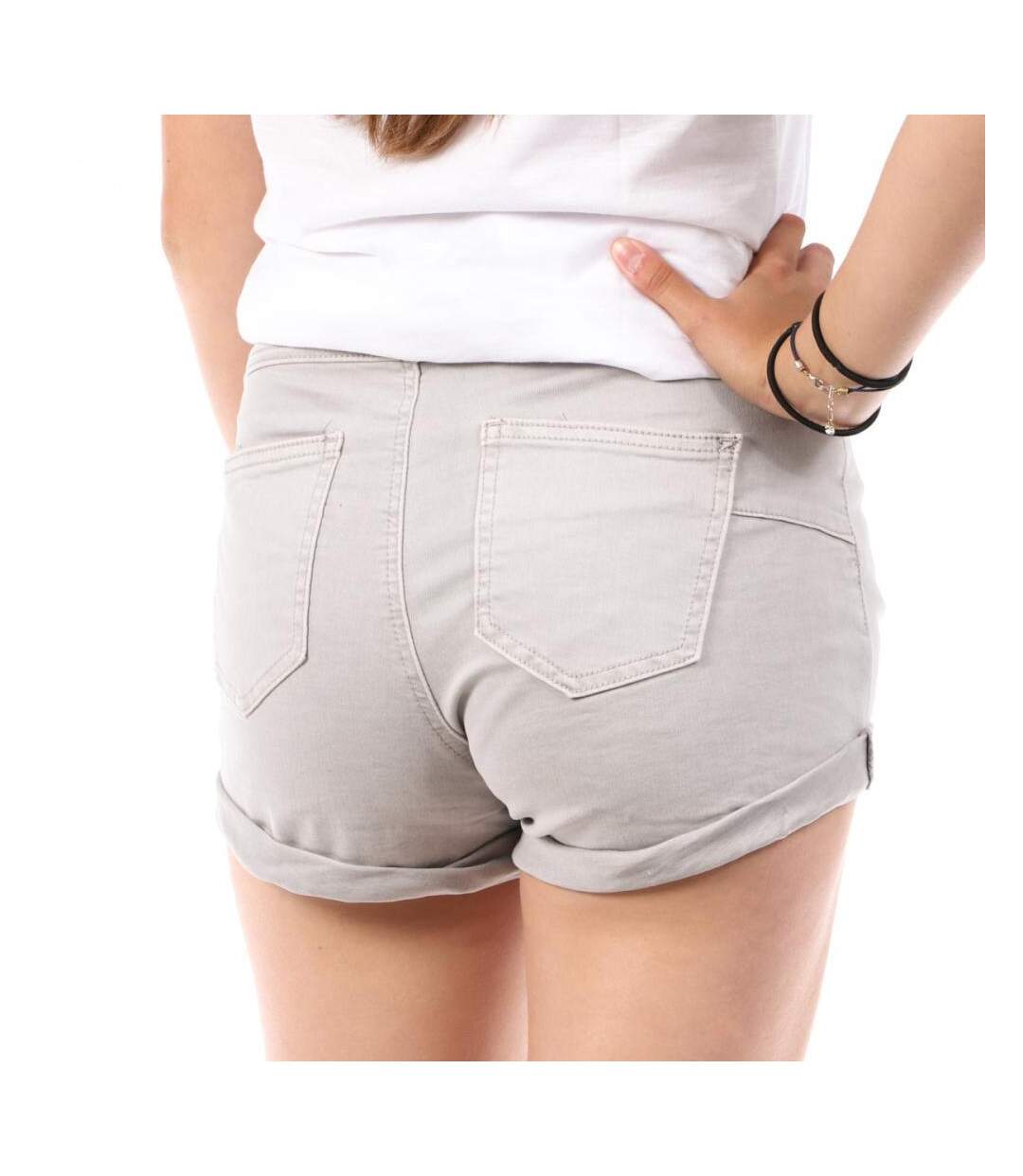 Short gris femme monday premium lw526 - l-2