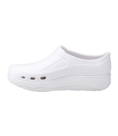 Sabots work high-performance femme gris / blanc FitFlop