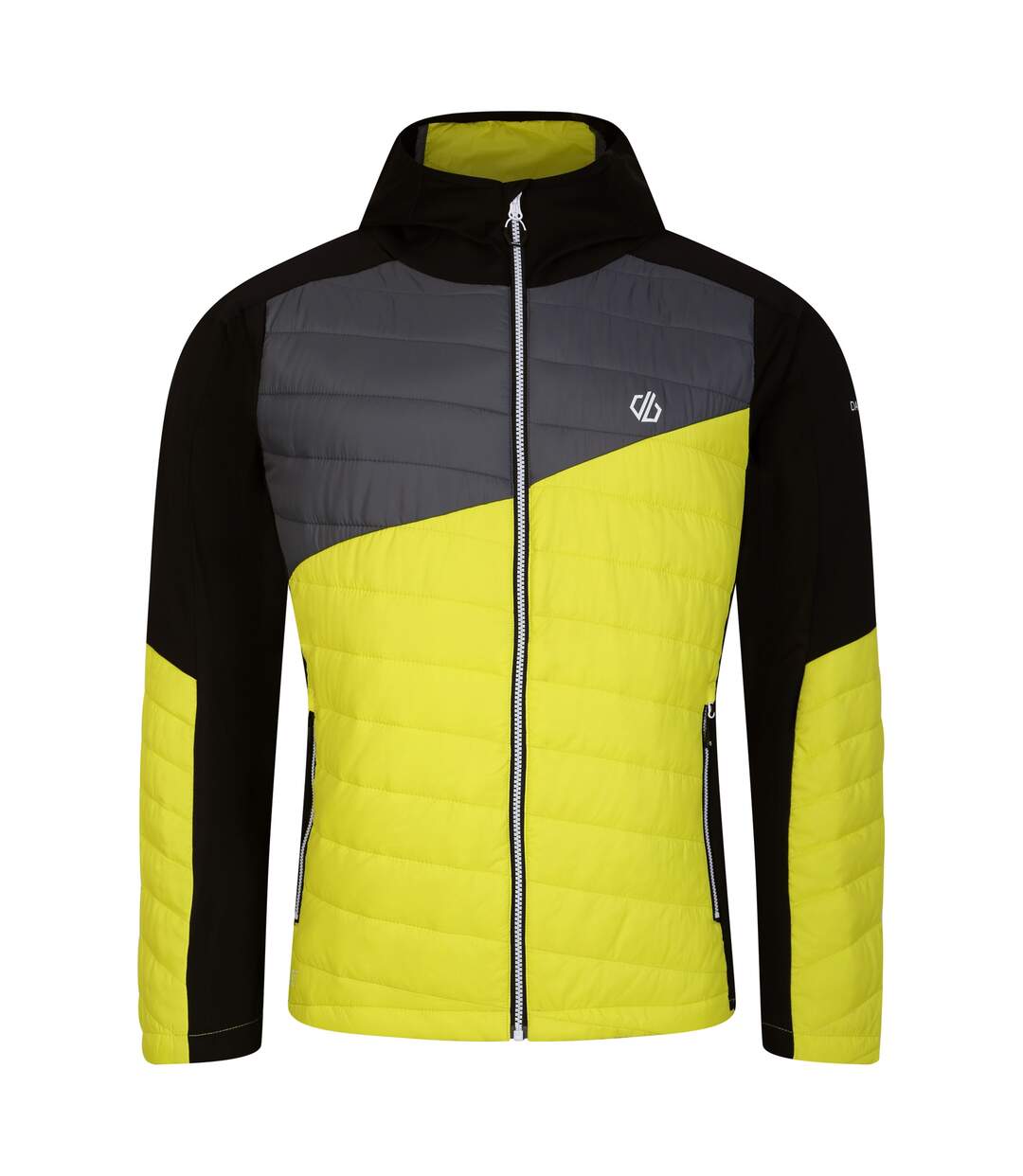 Veste Hybride Touring Homme Jaune Néon Noir Dare 2B-2