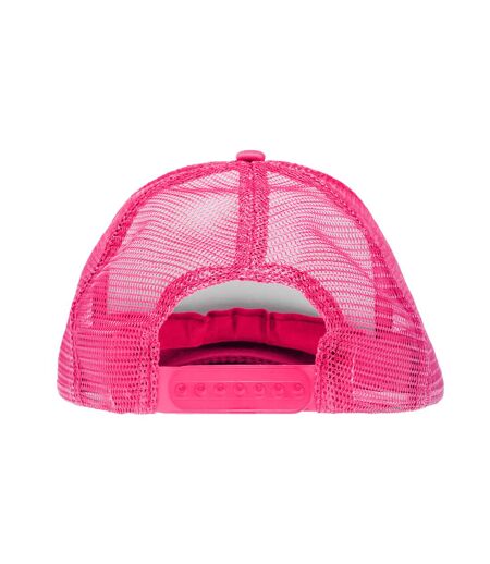 Casquette Trucker Detroit Rose Vif Blanc Result Headwear