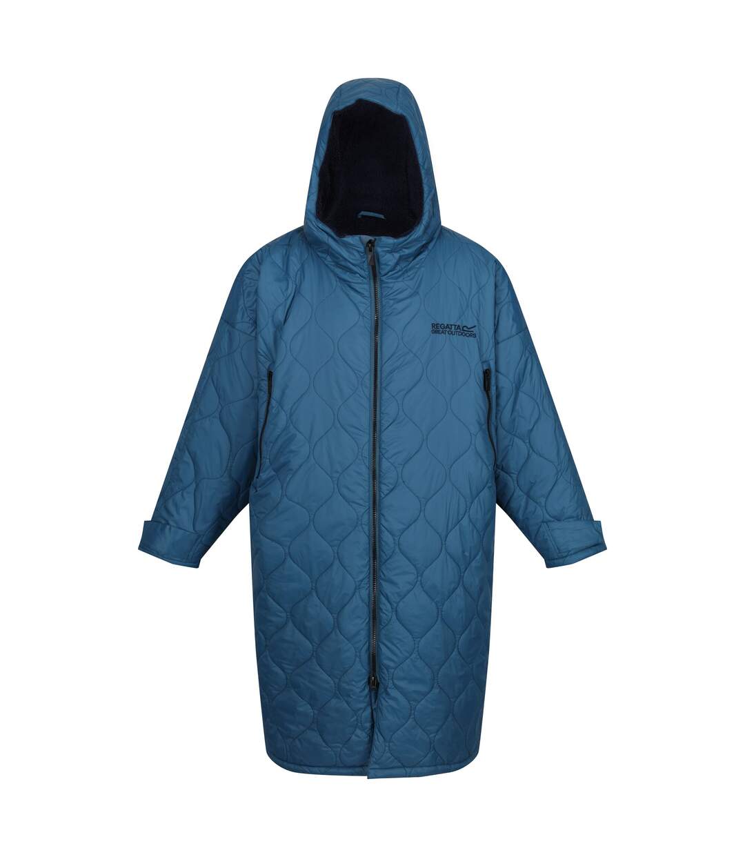 Peignoir À Langer Imperméable Adulte Bleu Marocain Bleu Marine Regatta-2