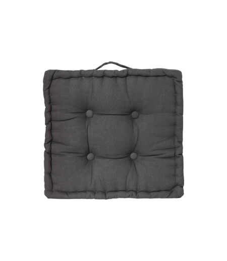 Coussin de Sol Dorian 40x40cm Gris Foncé