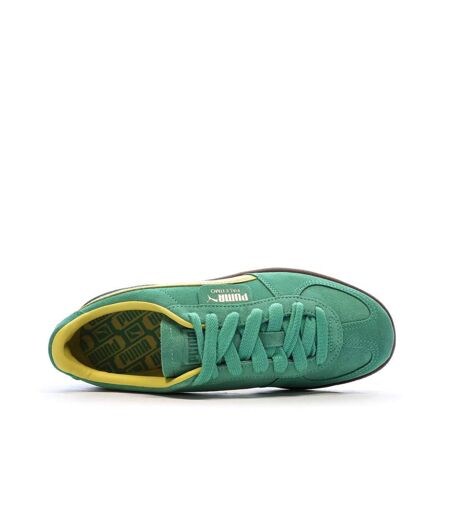 Baskets vert/jaune homme puma palermo