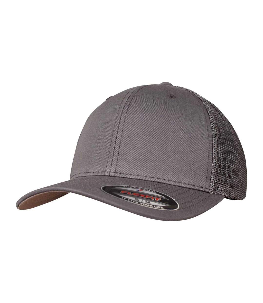 Casquette Trucker Adulte Gris Foncé Flexfit-1