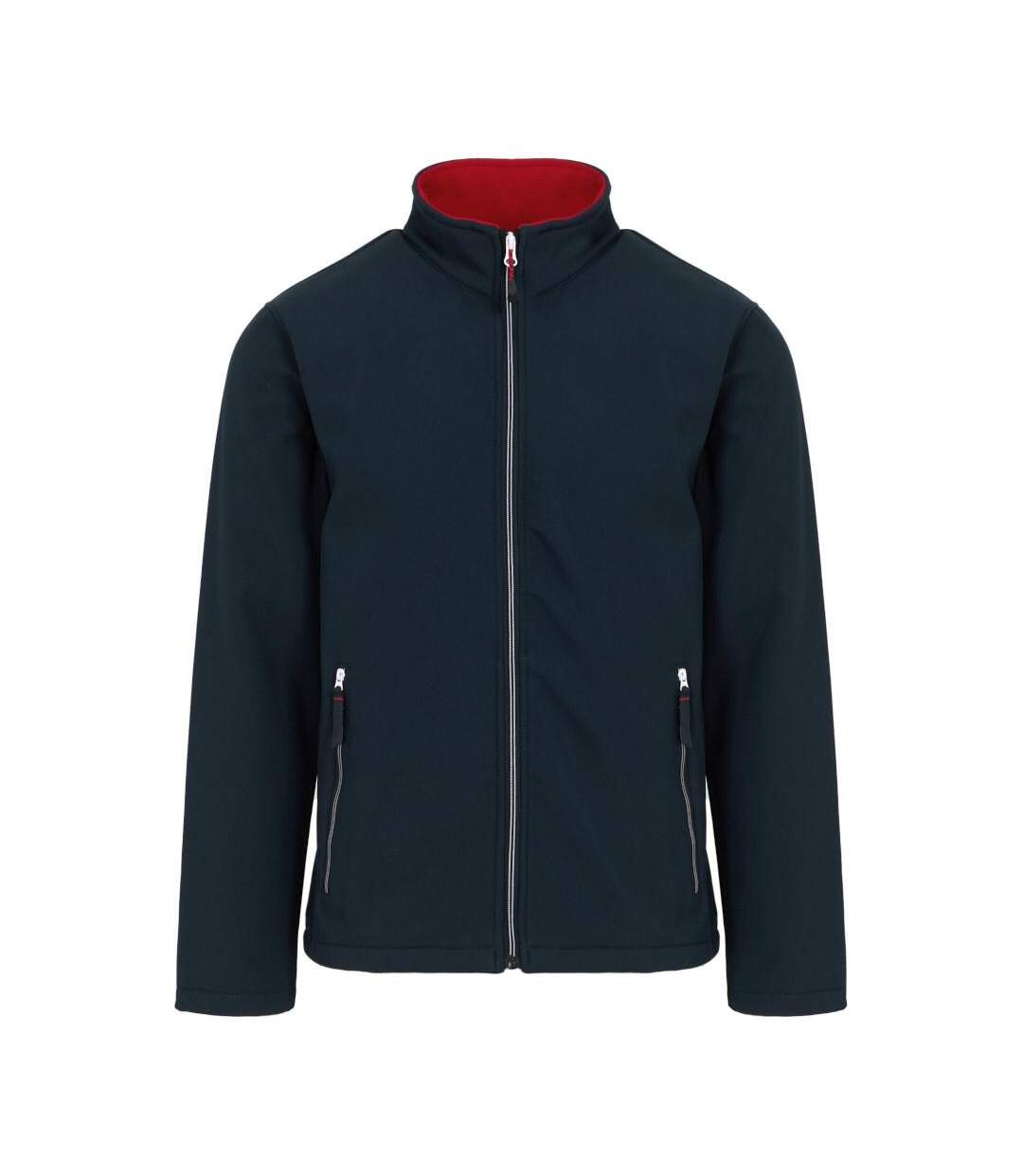 Mens Ascender Fleece Jacket Navy Classic Red Regatta-1