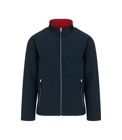 Mens Ascender Fleece Jacket Navy Classic Red Regatta