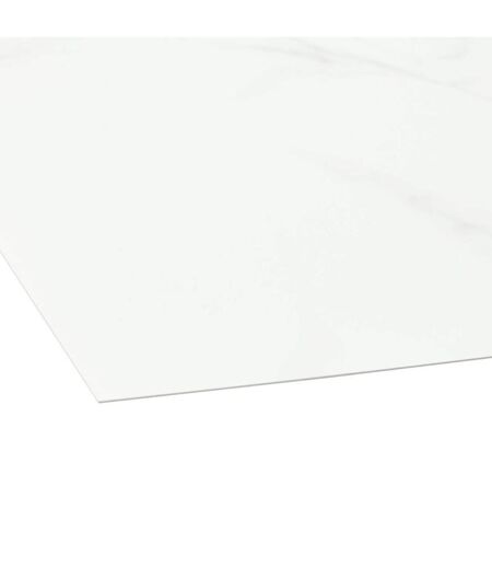 Lot de 4 Panneaux Effet Marbre Bano 30x60cm Blanc