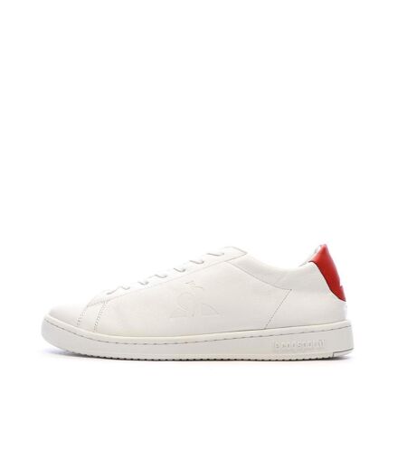 Baskets blanches/rouge homme le coq sportif phenix