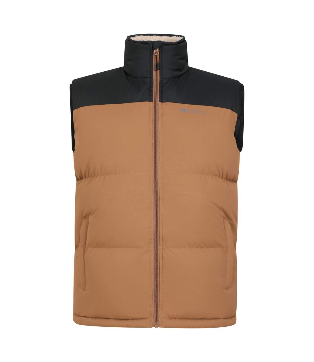 Mens rock borg padded gilet orange Mountain Warehouse