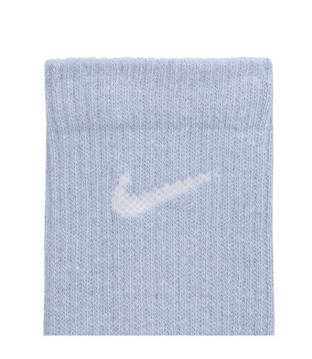 Lot De 3  Chaussettes Homme Blanc Bleu Nike