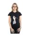 Disney T-shirt en coton Femme/Femme Frozen 2 Olaf et Salamandre (Noir) - UTBI48118-2