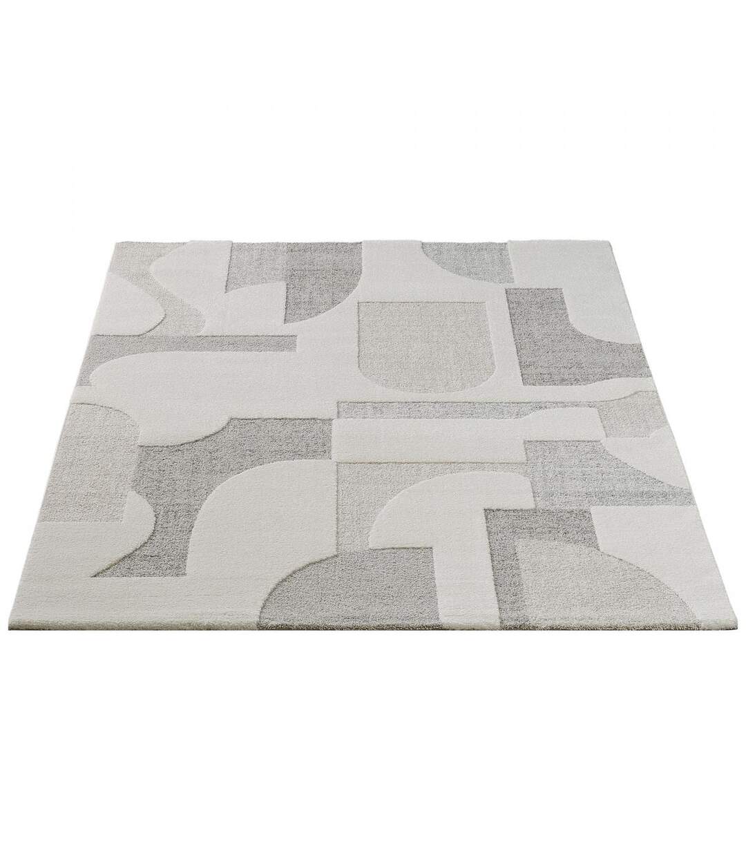 Tapis salon et chambre tissé motif simple CERGEO