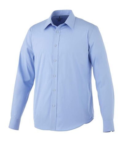 Mens hamell long sleeve shirt light blue Elevate