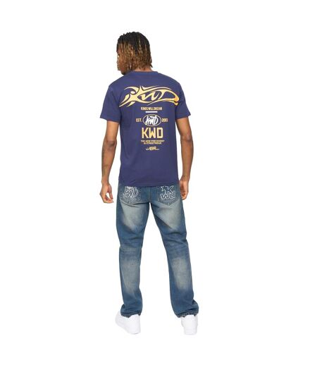 T-shirt Tattooed Homme Bleu Marine Kings Will Dream