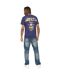 T-shirt Tattooed Homme Bleu Marine Kings Will Dream-3