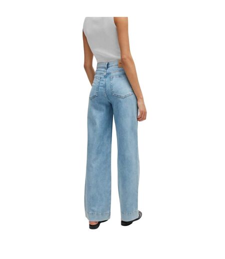 Womens/ladies marlene hr 3.0 high waist regular jeans turquoise Boss